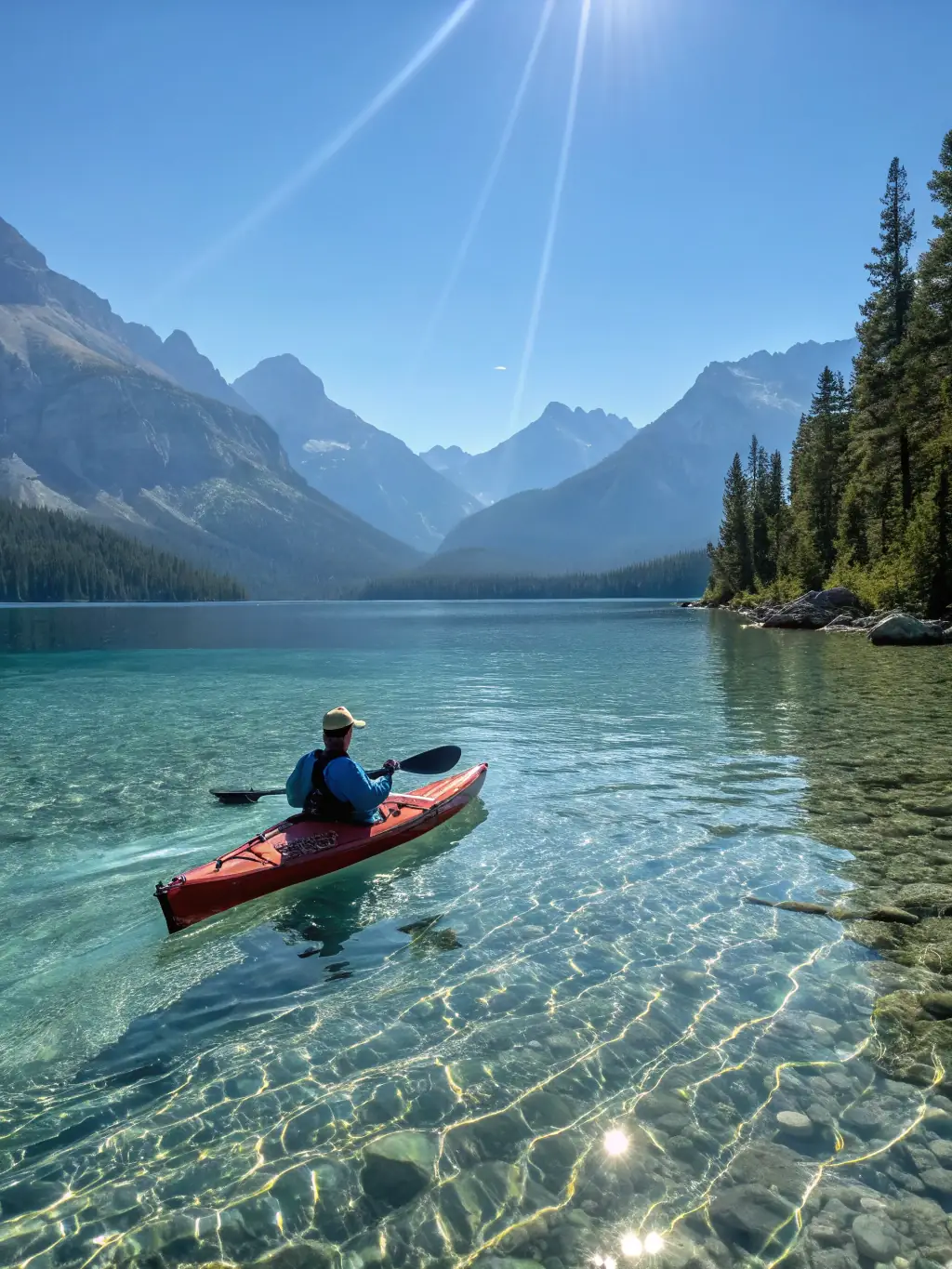 A clear, sparkling image of Crystal Lake, reflecting the success of the Trust's water quality improvement programs.